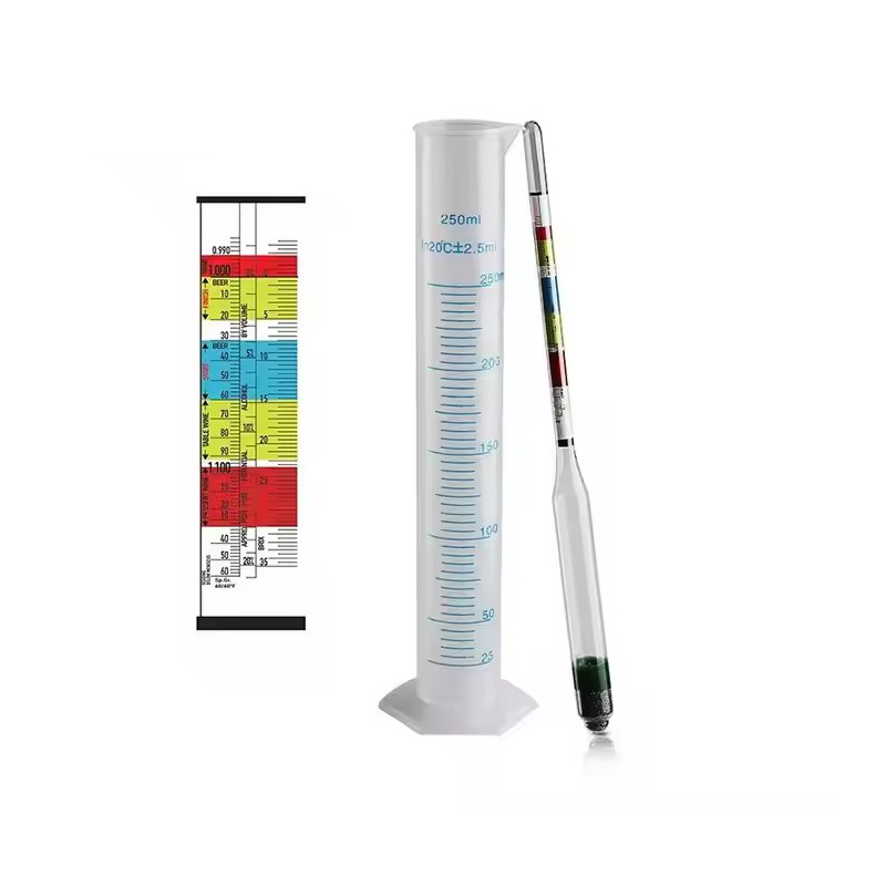 Wine Beer And Mead - Hidrometre Test Cihazı ve 250ml Ölçüm