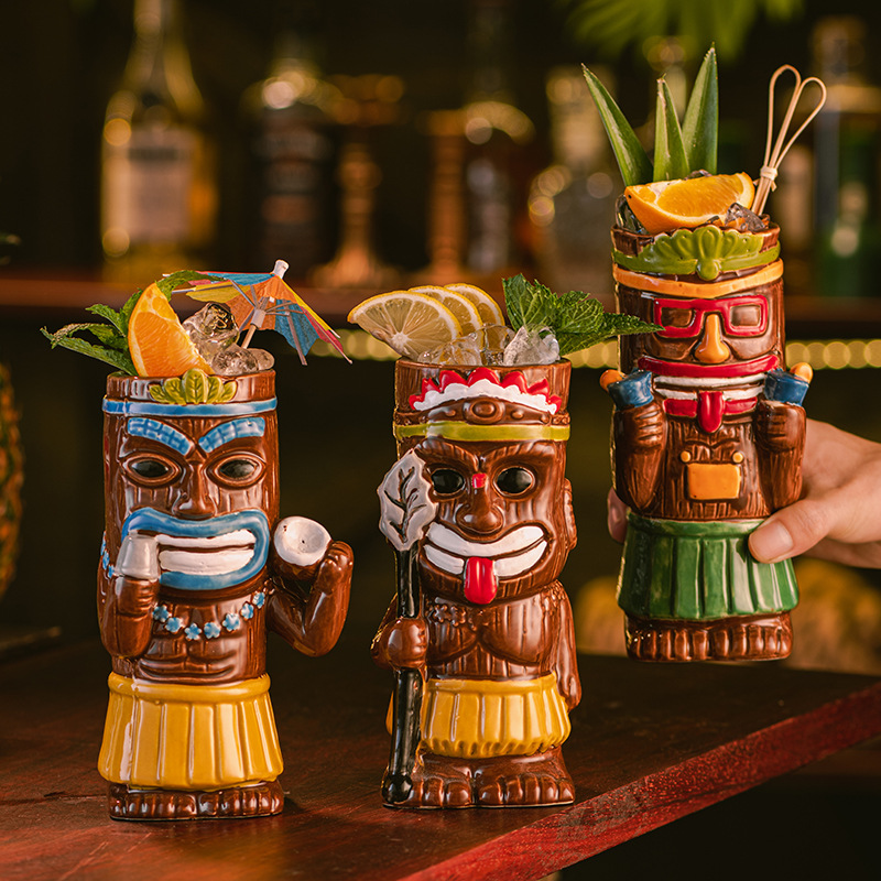 Seramik Tiki Kupası, Hawaii Tr - Wine With Beer Cocktail incelemesi ve fiyatı